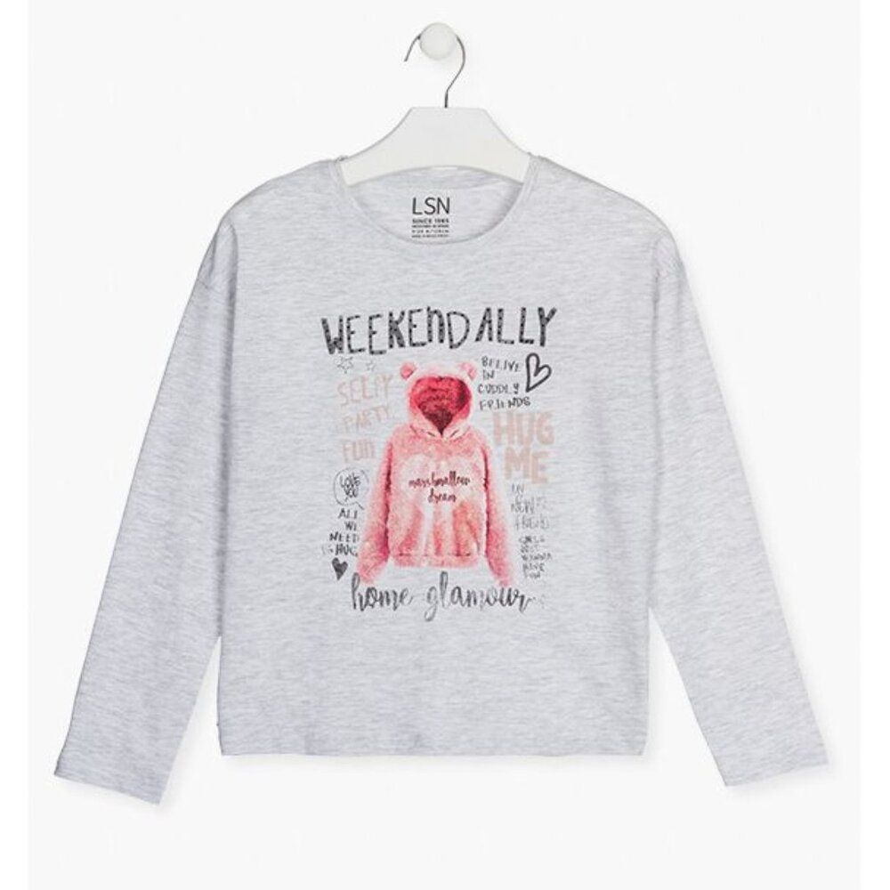 NWT Light grey t-shirt with print